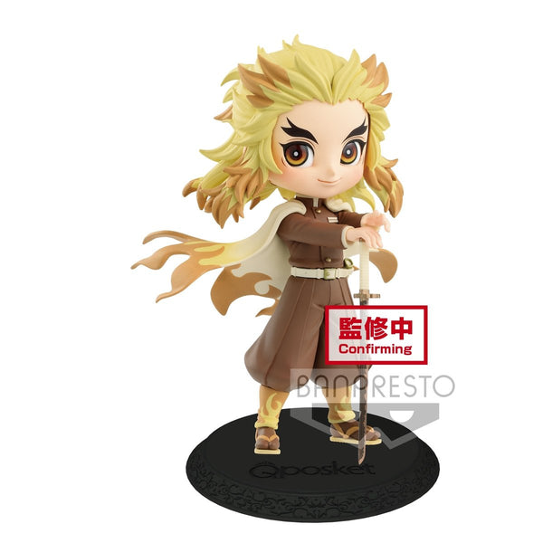 Demon Slayer: Kimetsu no Yaiba Q Posket "Kyojuro Rengoku" (Ver. B)-Bandai-Ace Cards & Collectibles