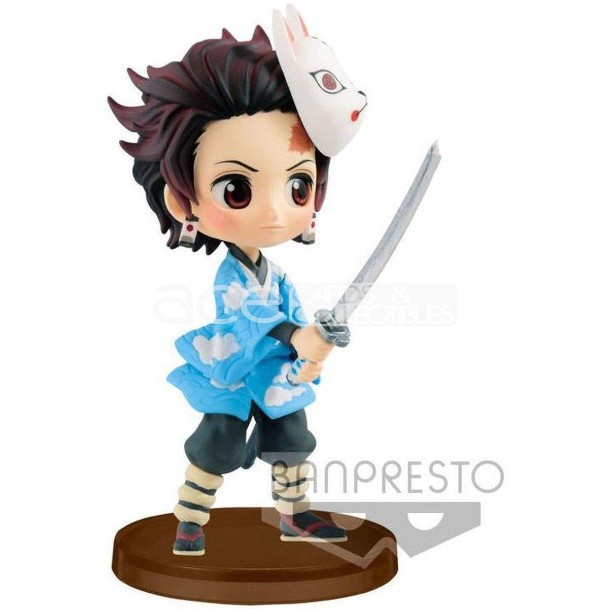 Demon Slayer: Kimetsu no Yaiba Q Posket Petit Vol 1 &quot;Tanjiro Kamado&quot;-Bandai-Ace Cards &amp; Collectibles