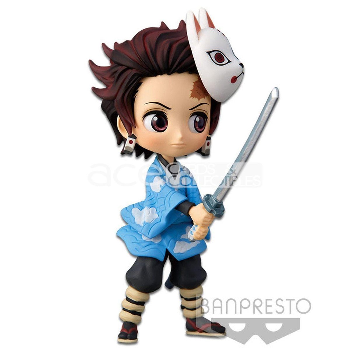 Demon Slayer: Kimetsu no Yaiba Q Posket Petit Vol 1 &quot;Tanjiro Kamado&quot;-Bandai-Ace Cards &amp; Collectibles