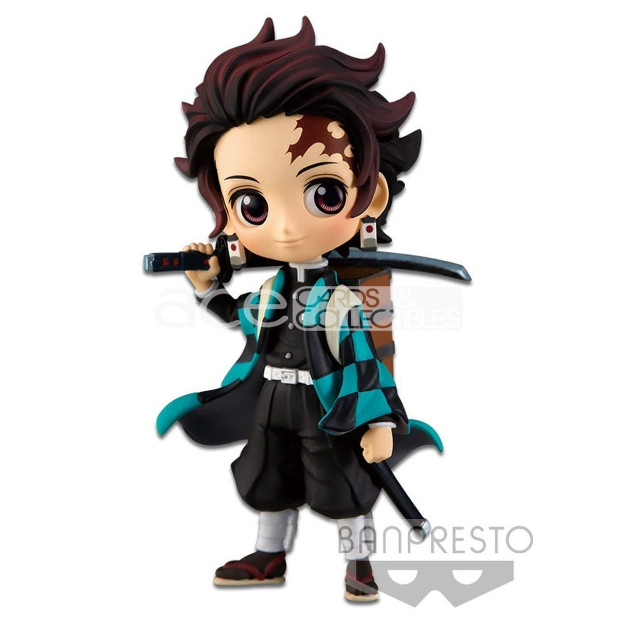 Demon Slayer: Kimetsu no Yaiba Q Posket Petit Vol 2 Tanjiro Kamado-Bandai-Ace Cards & Collectibles