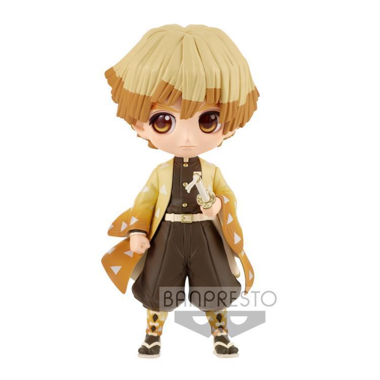 Demon Slayer: Kimetsu no Yaiba Q Posket &quot;Zenitsu Agatsuma&quot; (Ver. B)-Bandai-Ace Cards &amp; Collectibles