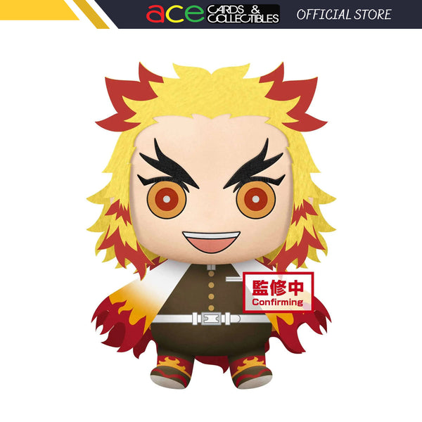 Demon Slayer: Kimetsu no Yaiba Super Big Plush "Kyojuro Rengoku"-Bandai-Ace Cards & Collectibles