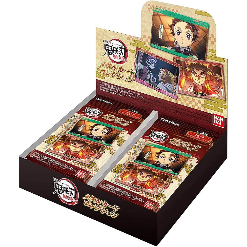 Demon Slayer Metallic Card Collection-Booster Box (20packs)-Bandai-Ace Cards &amp; Collectibles