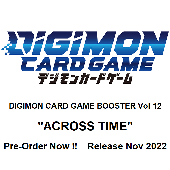 Digimon Card Game &quot;Across Time&quot; Ver.12 Booster [BT-12] (Japanese)-Carton Box (12boxes)-Bandai-Ace Cards &amp; Collectibles