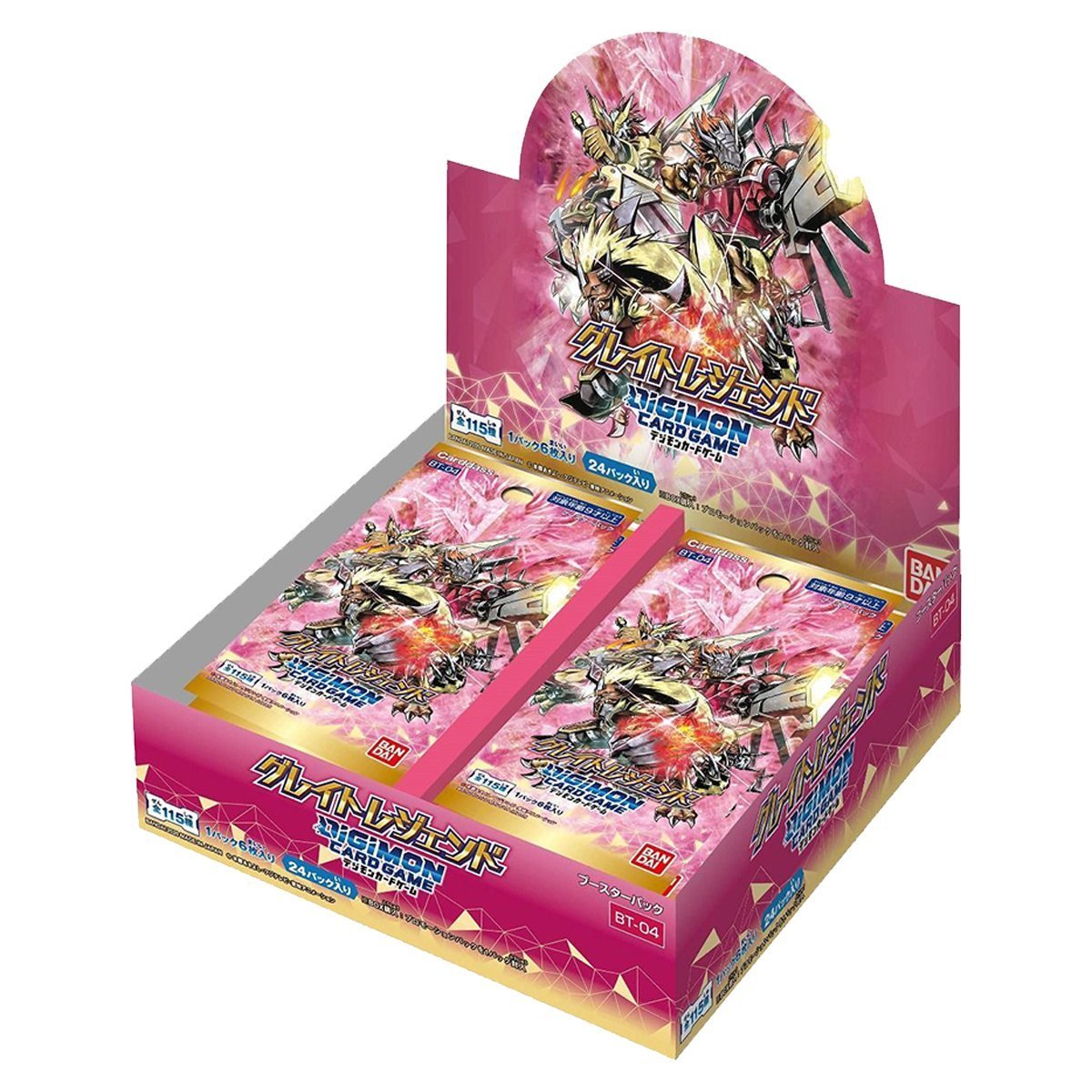 Digimon Card Game Great Legends Ver.4 Booster [BT-04] (Japanese)-Booster Box (24packs)-Bandai-Ace Cards &amp; Collectibles