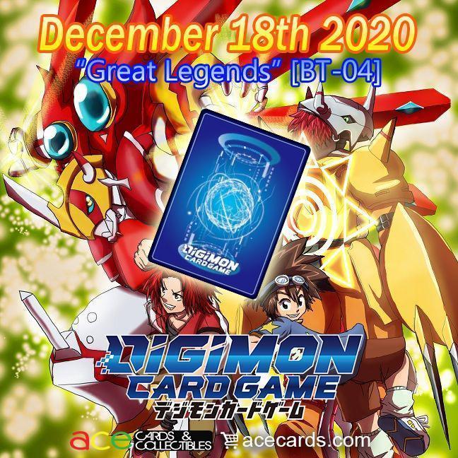Digimon Card Game Great Legends Ver.4 Booster [BT-04] (Japanese)-Single Pack (Random)-Bandai-Ace Cards &amp; Collectibles