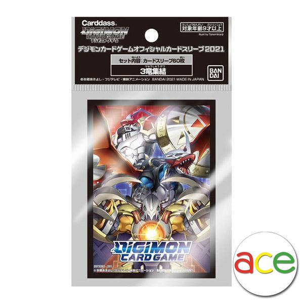 Digimon Card Game Official Sleeve 2021 "3 Dragon Gathering"-Bandai-Ace Cards & Collectibles