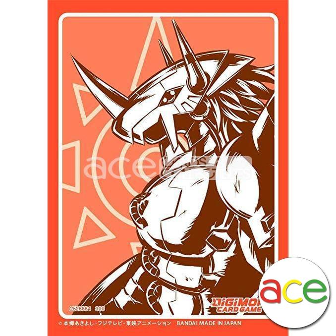 Digimon Card Game Official Sleeve &quot;WarGreymon&quot;-Bandai-Ace Cards &amp; Collectibles