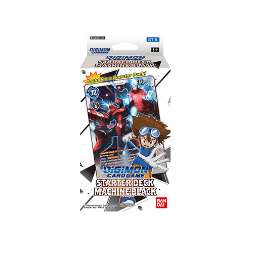 Digimon Card Game Starter Deck - [Gaia Red ST-1 / Cocytus Blue ST-2 / Heaven's Yellow ST-3 / Giga Green ST-4 / Mugen Black ST-5 / Venom Violet ST-6] (Japanese)-Gaia Red ST-1-Bandai-Ace Cards & Collectibles
