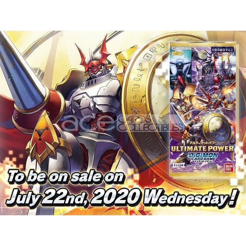 Digimon Card Game Ultimate Power Ver.2 Booster [BT-02] (Japanese) (Reprint 2nd Batch Nov 2020)-Single Pack (Random)-Bandai-Ace Cards &amp; Collectibles