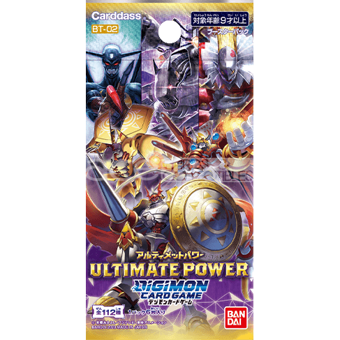 Digimon Card Game Ultimate Power Ver.2 Booster [BT-02] (Japanese) (Reprint 2nd Batch Nov 2020)-Single Pack (Random)-Bandai-Ace Cards & Collectibles