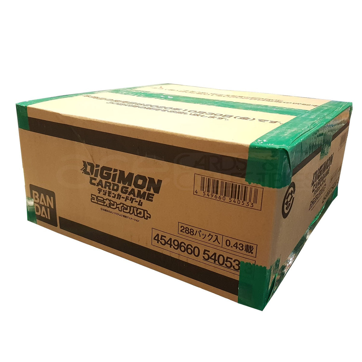 Digimon Card Game Union Impact Booster [BT-03] (Japanese)-Carton Box (12boxes)-Bandai-Ace Cards &amp; Collectibles