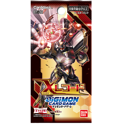 Digimon Card Game &quot;X Record&quot; Ver.9 Booster [BT-09] (Japanese)-Single Pack (Random)-Bandai-Ace Cards &amp; Collectibles
