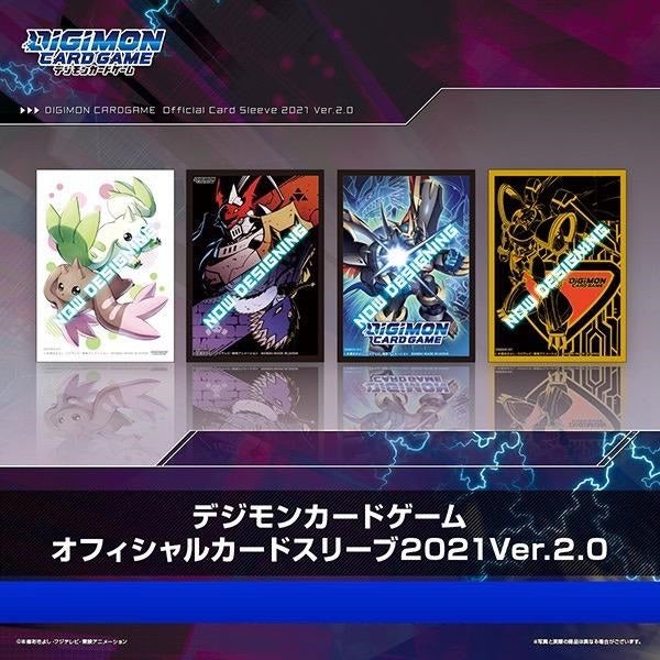 Digimon Card Game official card sleeve 2021 Ver.2.0-Terriermon and Lopmon-Bandai-Ace Cards & Collectibles