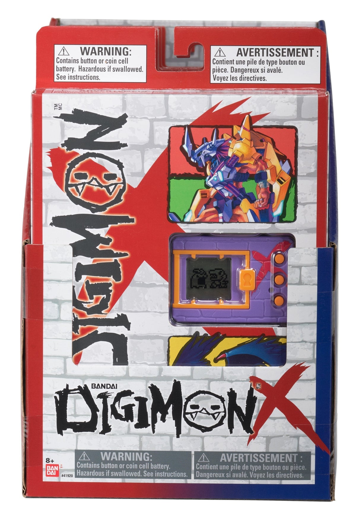 Digimon Digital Monster X ver. 1 (Digivice Asia)-Purple &amp; Red-Bandai-Ace Cards &amp; Collectibles