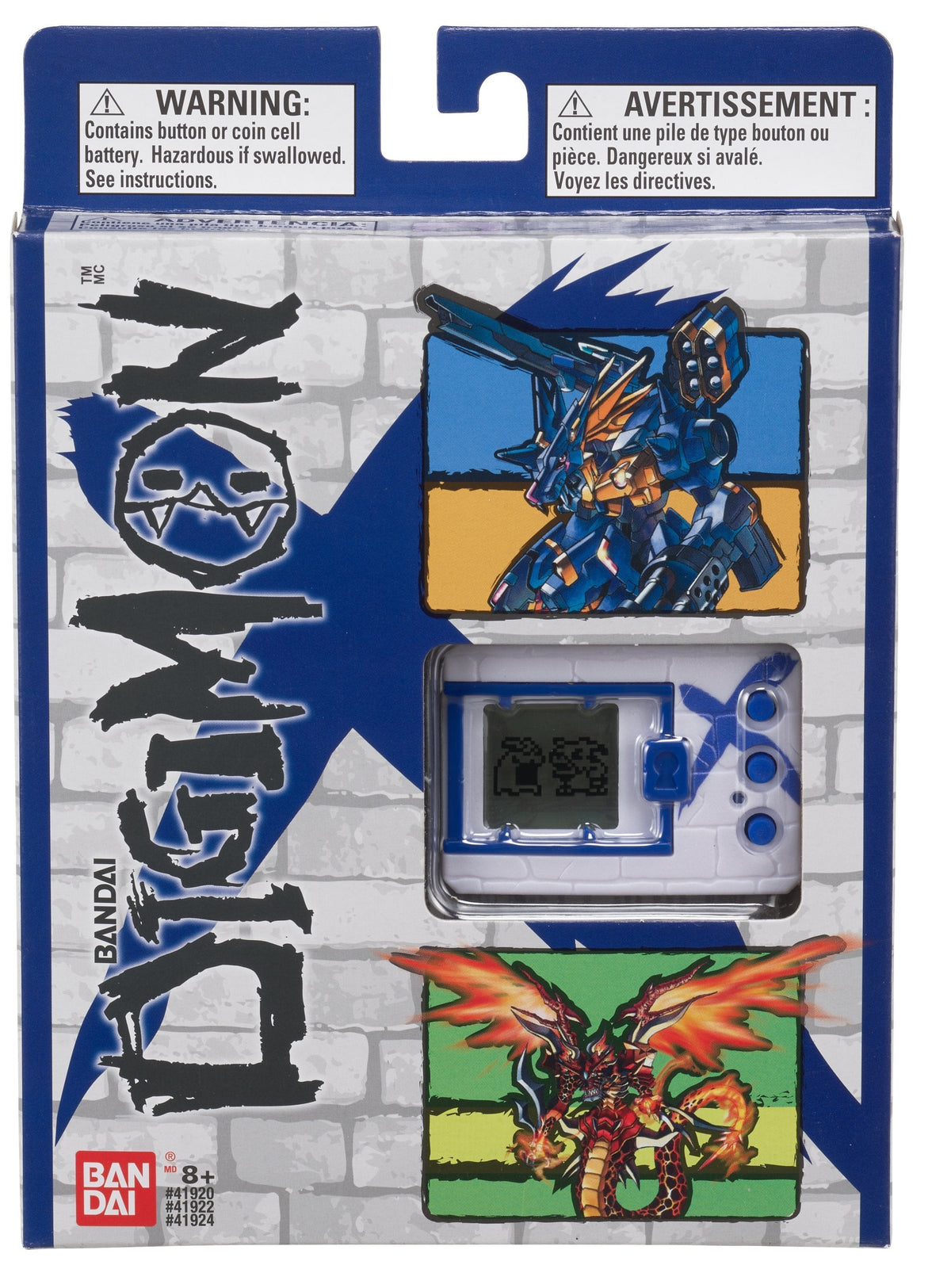 Digimon Digital Monster X ver. 1 (Digivice Asia)-White &amp; Blue-Bandai-Ace Cards &amp; Collectibles
