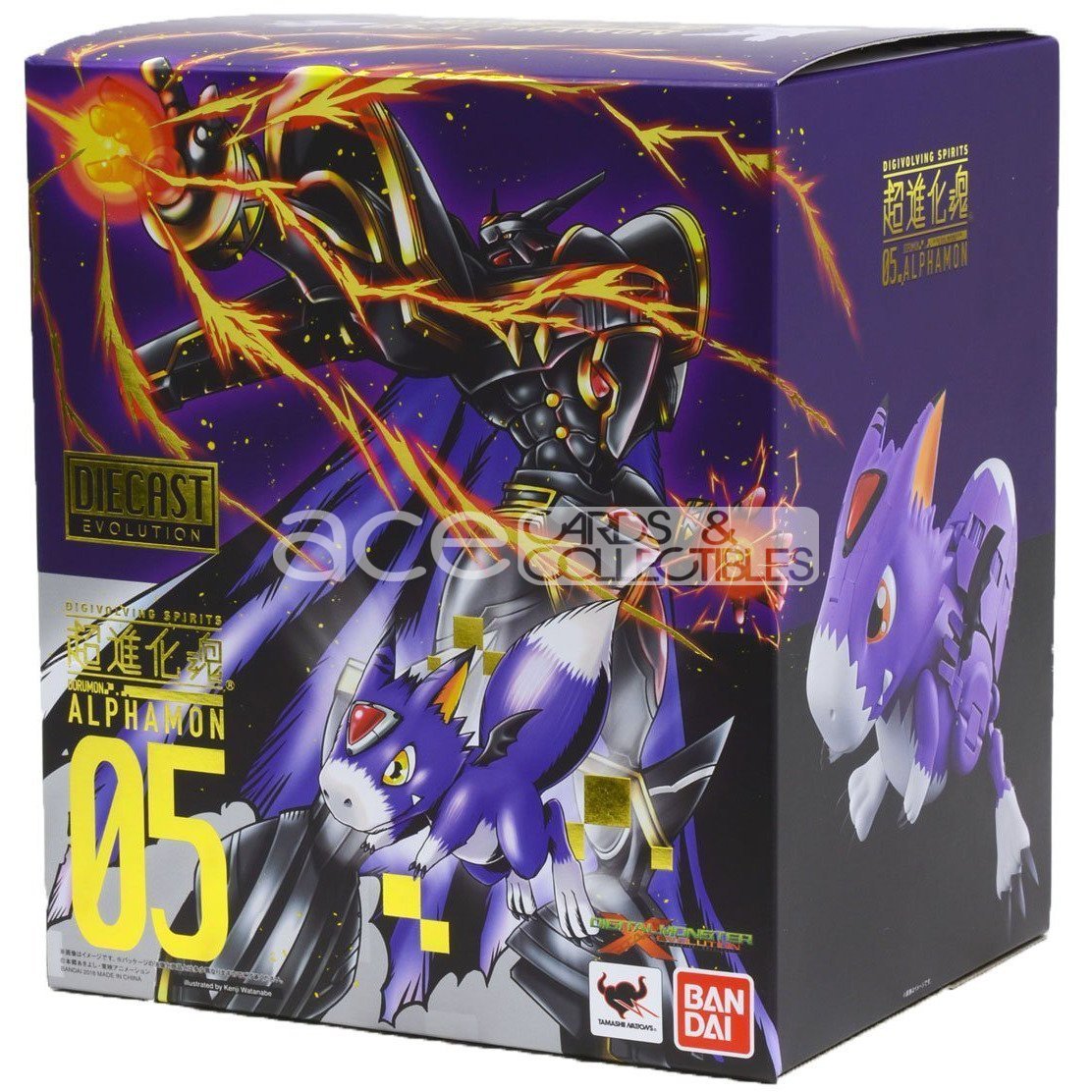 Digimon Digivolving Spirits 05 -Alphamon-Bandai-Ace Cards &amp; Collectibles