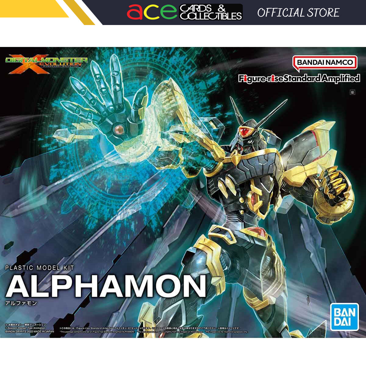 Digimon Figure-rise Standard Amplified &quot;Alphamon&quot;-Bandai-Ace Cards &amp; Collectibles