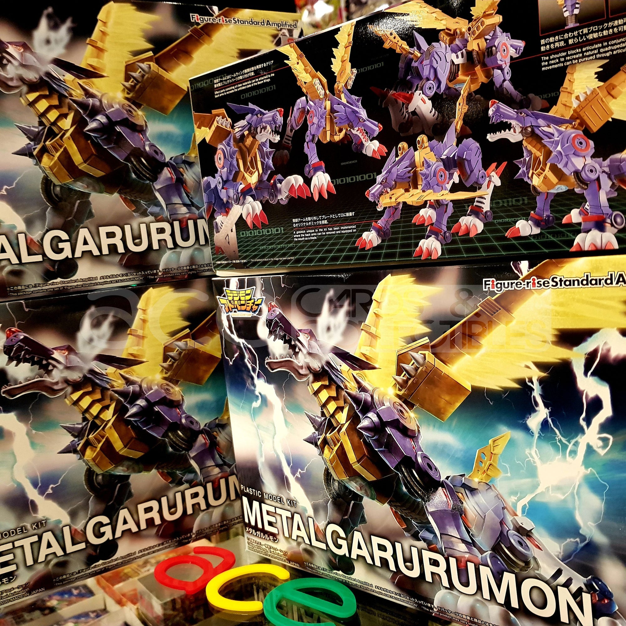 Digimon Figure-rise Standard Metal Garurumon (Amplified)-Bandai-Ace Cards & Collectibles
