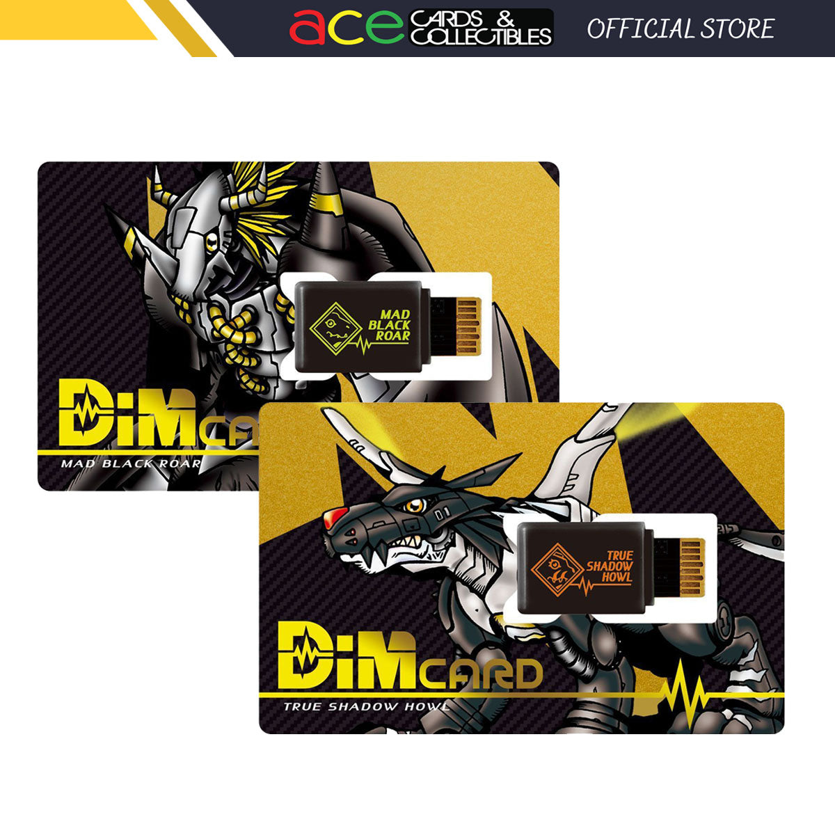 Digimon Vital Breath Digital Monster -Dim Card Set Vol. 0.5 Mad Black Roar & True Shadow Howl-Bandai-Ace Cards & Collectibles