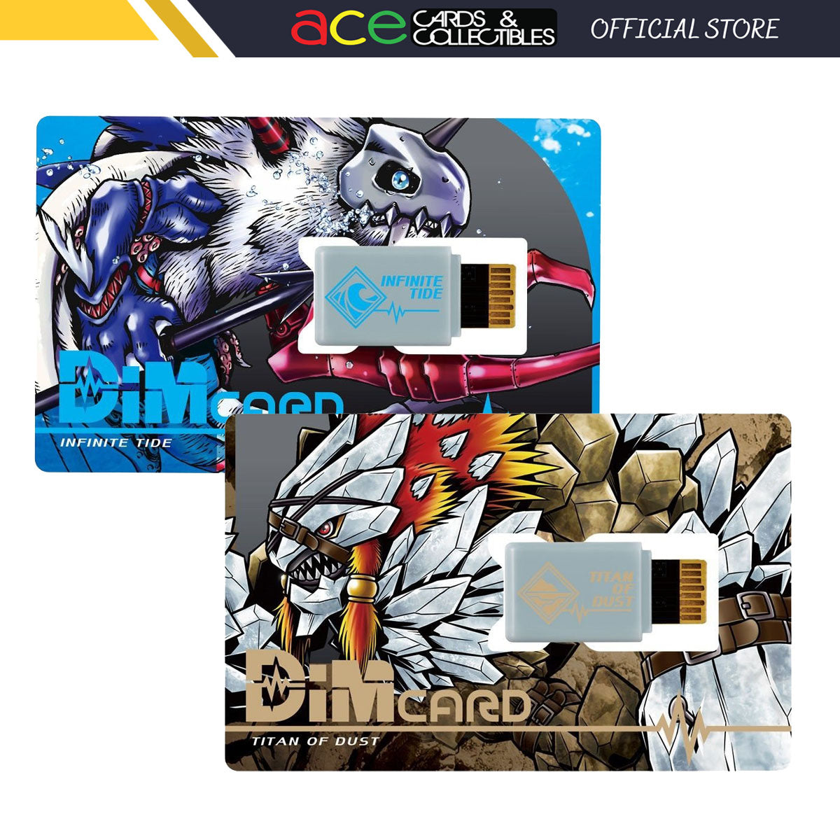 Digimon Vital Breath Digital Monster -Dim Card Set Vol.2 Infinite Tide &amp; Titan of Dust-Bandai-Ace Cards &amp; Collectibles