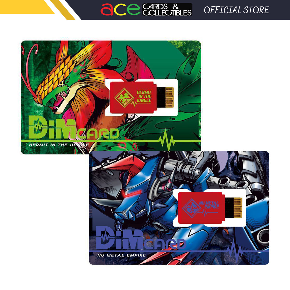 Digimon Vital Breath Digital Monster -Dim Card Set Vol.3 Hermit In The Jungle & Nu Metal Empire-Bandai-Ace Cards & Collectibles