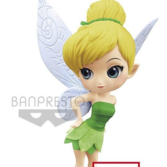 Disney Character Q Posket "Tinker Bell" -Leaf Dress- (Ver. A)-Bandai-Ace Cards & Collectibles