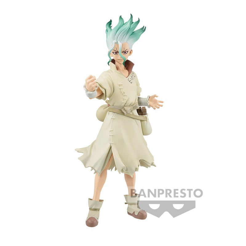 Dr. Stone Figure of Stone World &quot;Senku Ishigami&quot;-Bandai-Ace Cards &amp; Collectibles