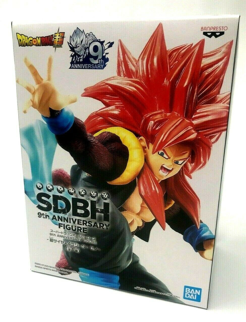 Dragon Ball Heroes 9th Anniversary Super Saiyan 4 "Gogeta": Xeno-Bandai-Ace Cards & Collectibles