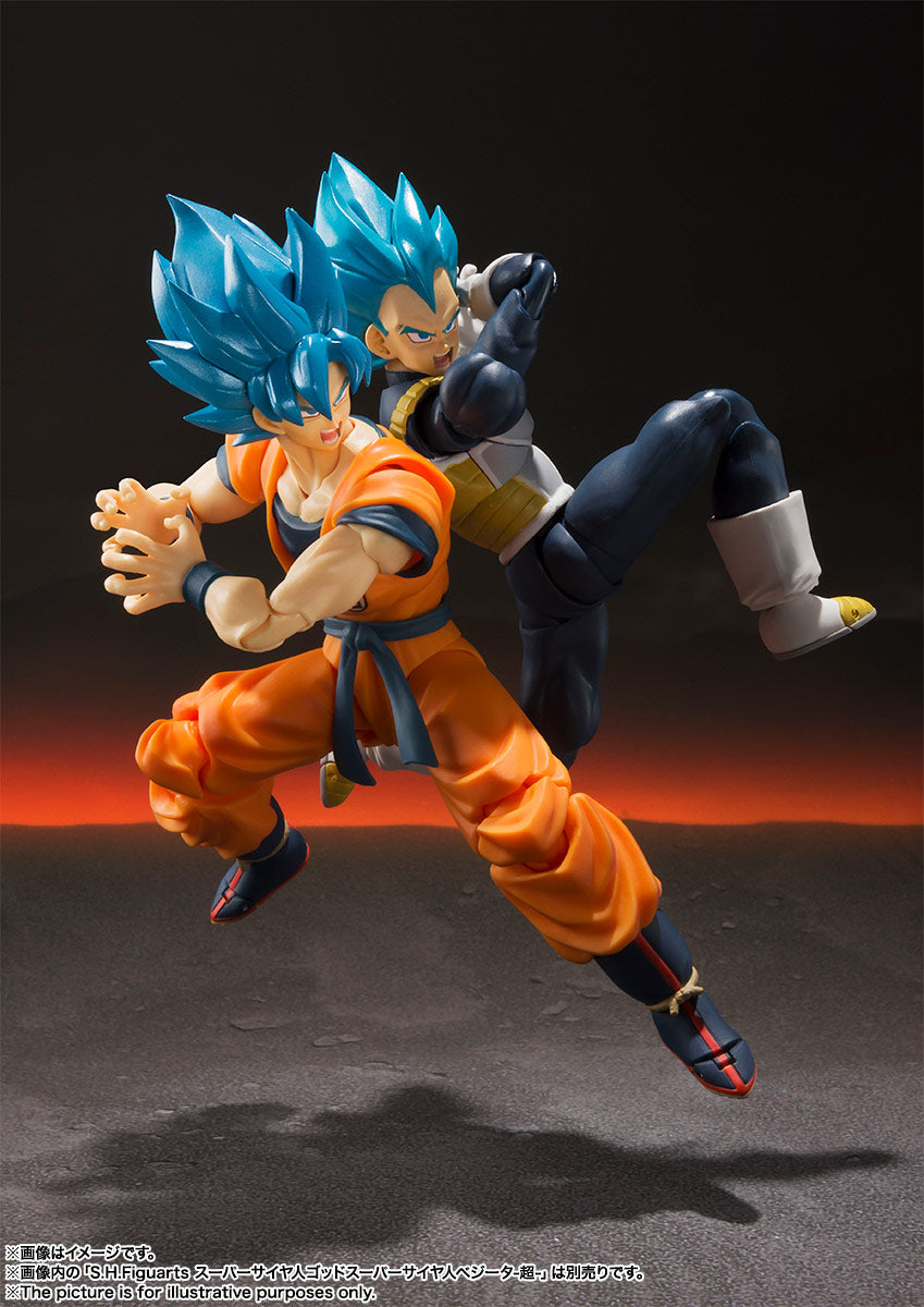 Dragon Ball S.H.Figuarts Super Saiyan God Super Saiyan &quot;Son Goku&quot;-Bandai-Ace Cards &amp; Collectibles
