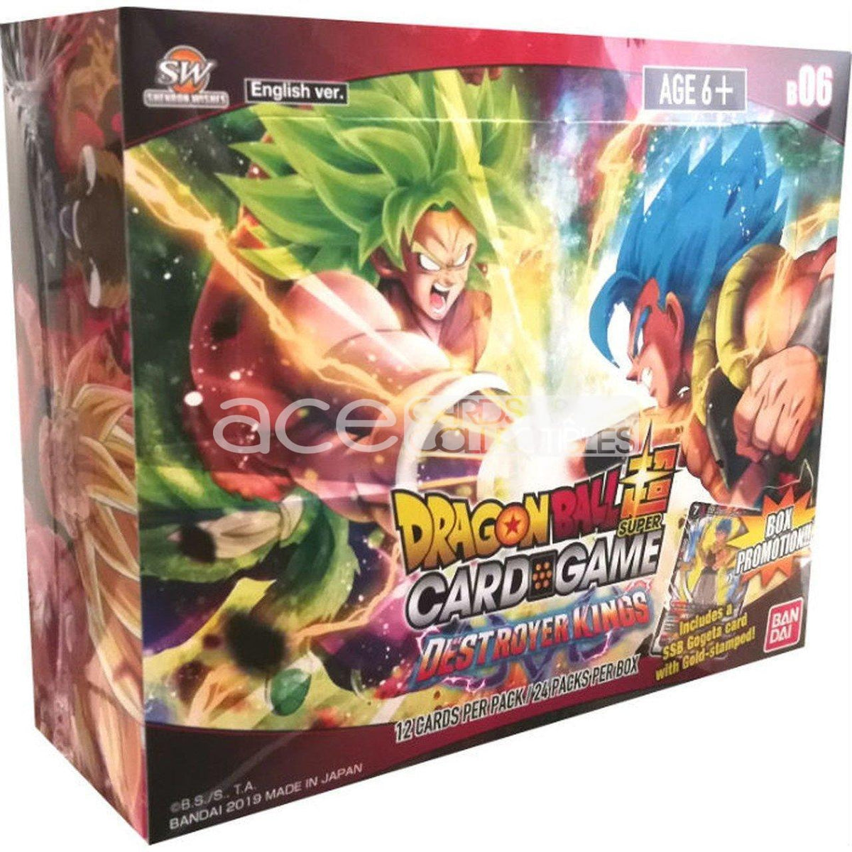 Dragon Ball Super TCG: Destroyer Kings [DBS-B06]-Booster Box (24packs)-Bandai-Ace Cards &amp; Collectibles