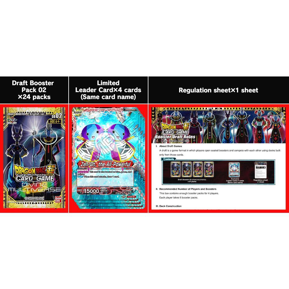 Dragon Ball Super TCG: Divine Multiverse Draft Box 05 [DOB 05]-Bandai-Ace Cards &amp; Collectibles