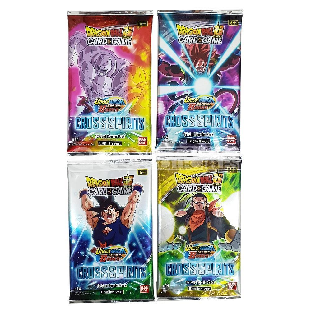 Dragon Ball Super TCG: Unison Warrior Series -BOOST- Cross Spirits [DBS-B14]-Single Pack-Random-Bandai-Ace Cards &amp; Collectibles