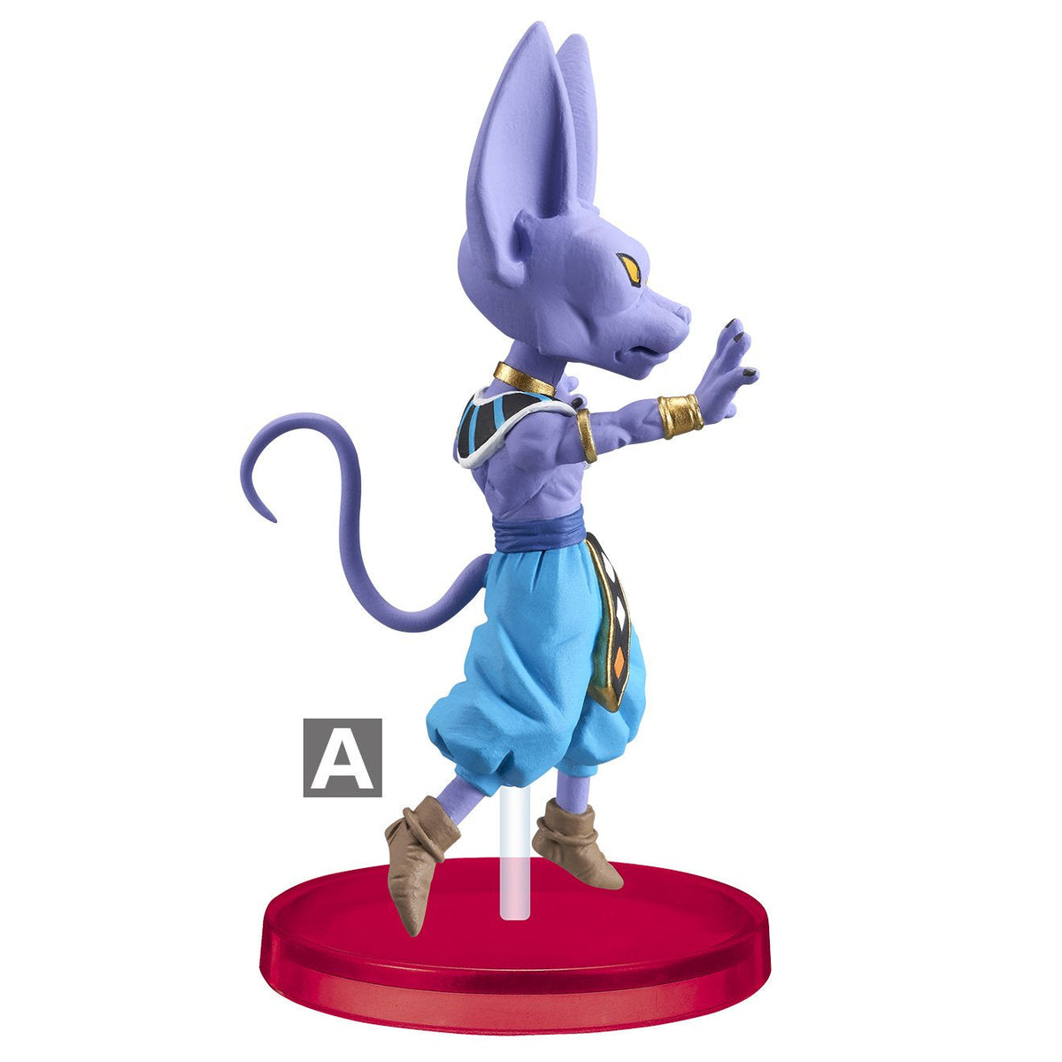 Dragon Ball Super World Collectable Figure -Battle of Saiyans- Vol. 5-A: Beerus-Bandai-Ace Cards &amp; Collectibles