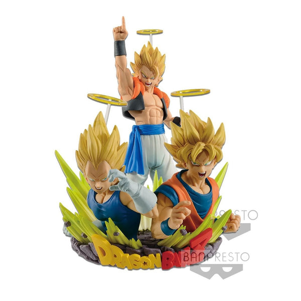 Dragon Ball Z Com: Figuration "Super Saiyan Gogeta" & "Vegeta" & "Goku" (Vol. 1 & 2)-Dragon Ball Z Com: Figuration "Super Saiyan Gogeta" & "Vegeta" & "Goku" (Vol. 1 & 2) Set-Bandai-Ace Cards & Collectibles