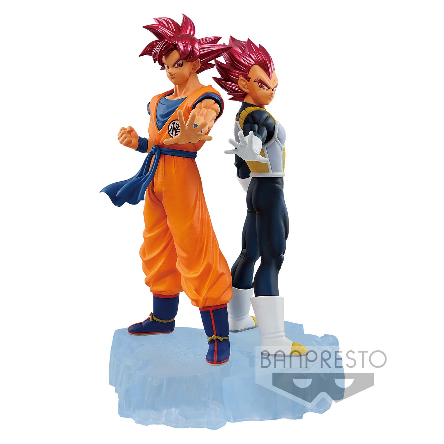 Dragon Ball Z Dokkan Battle Collab Figure 2022 Vol. 1 -Super Saiyan God Goku (Red)-Bandai-Ace Cards & Collectibles