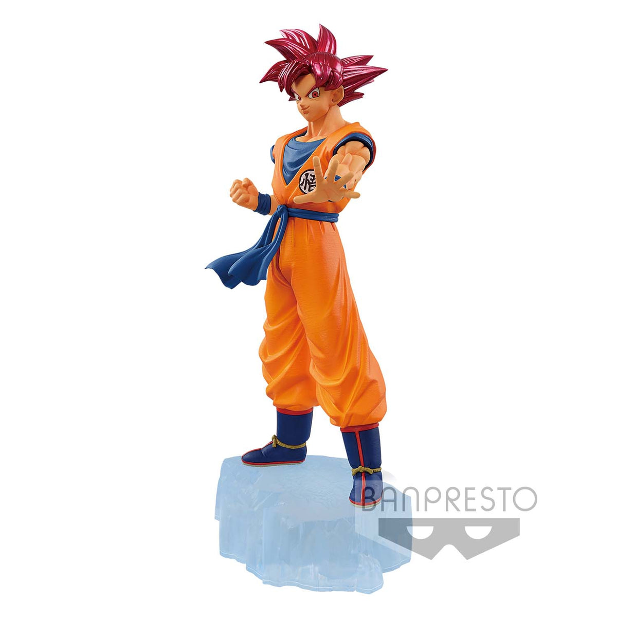 Dragon Ball Z Dokkan Battle Collab Figure 2022 Vol. 1 -Super Saiyan God Goku (Red)-Bandai-Ace Cards & Collectibles