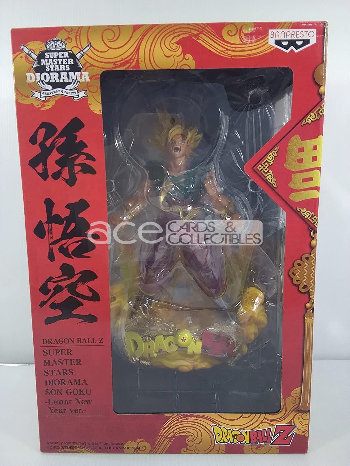 Dragon Ball Z Super Master Stars Diorama -Lunar New Year- &quot;Son Goku&quot;-Bandai-Ace Cards &amp; Collectibles