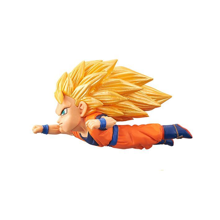 Dragon Ball Z World Collectable Figure -The Historical Characters- Vol. 3-SSJ3 Goku-Bandai-Ace Cards &amp; Collectibles