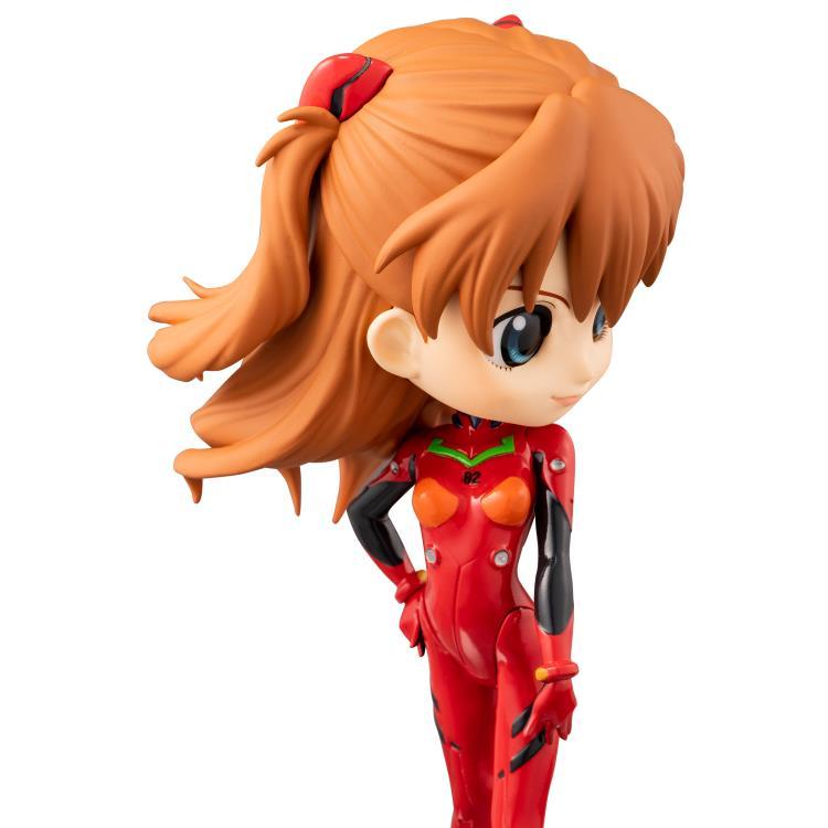 Evangelion Movie Q Posket &quot;Asuka Shikinami Langley&quot; Plugsuit Style (Ver. B)-Bandai-Ace Cards &amp; Collectibles