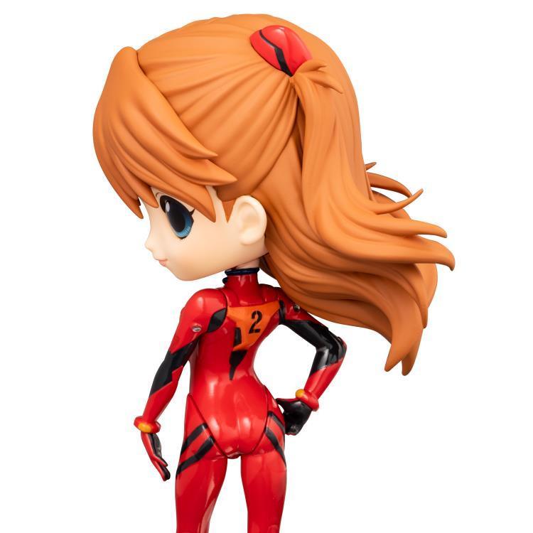 Evangelion Movie Q Posket &quot;Asuka Shikinami Langley&quot; Plugsuit Style (Ver. B)-Bandai-Ace Cards &amp; Collectibles