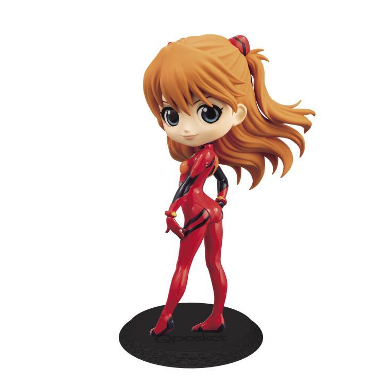 Evangelion Movie Q Posket "Asuka Shikinami Langley" Plugsuit Style (Ver. B)-Bandai-Ace Cards & Collectibles