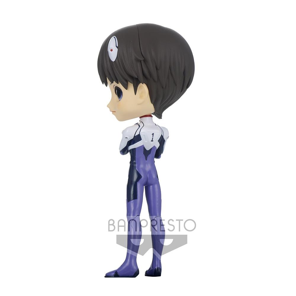 Evangelion: New Theatrical Edition Q Posket -Plugsuit Style- "Shinji Ikari" (Ver. B)-Bandai-Ace Cards & Collectibles
