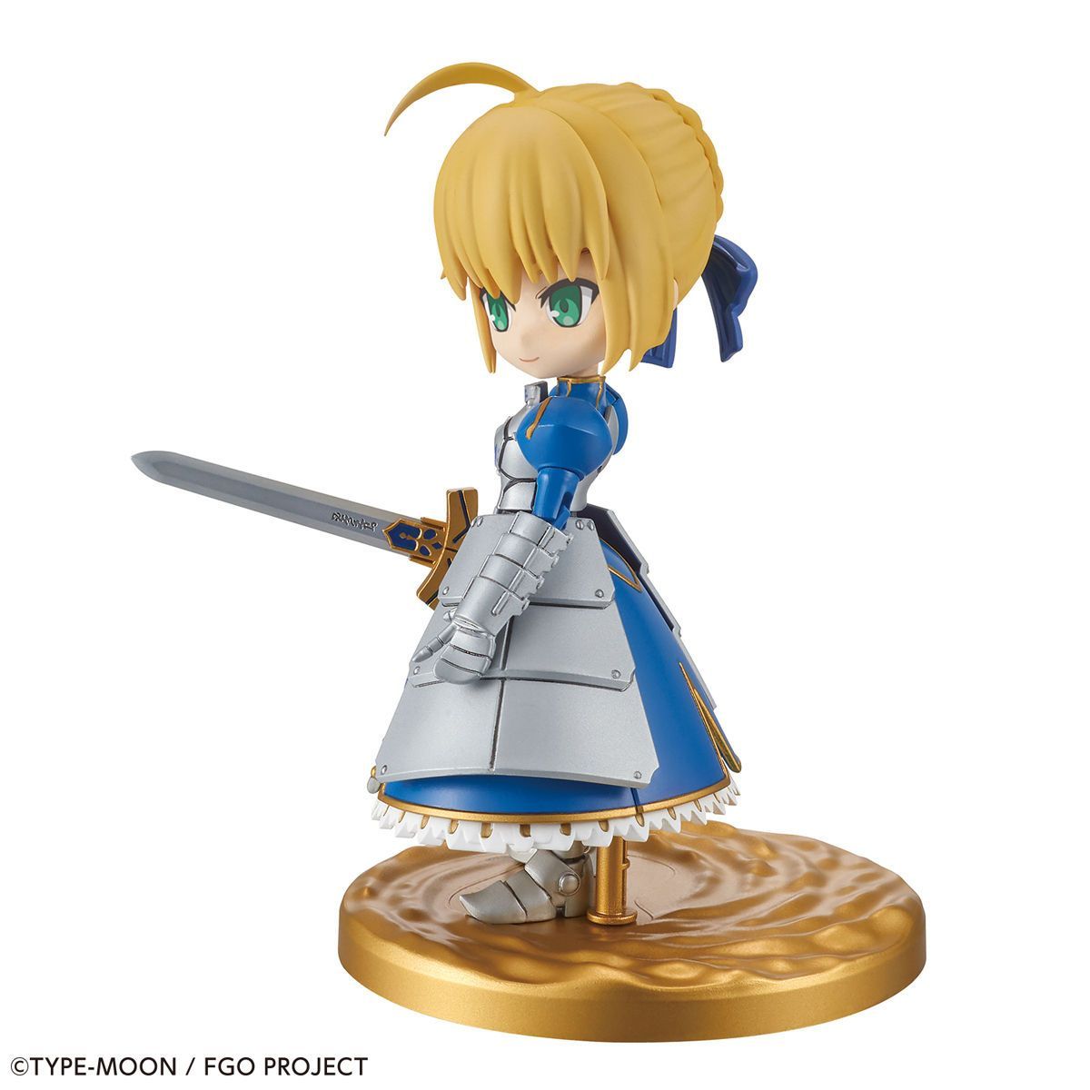 Fate Grand Order Plastic Model Kit Petitrits Saber/Altria Pendragon-Bandai-Ace Cards &amp; Collectibles