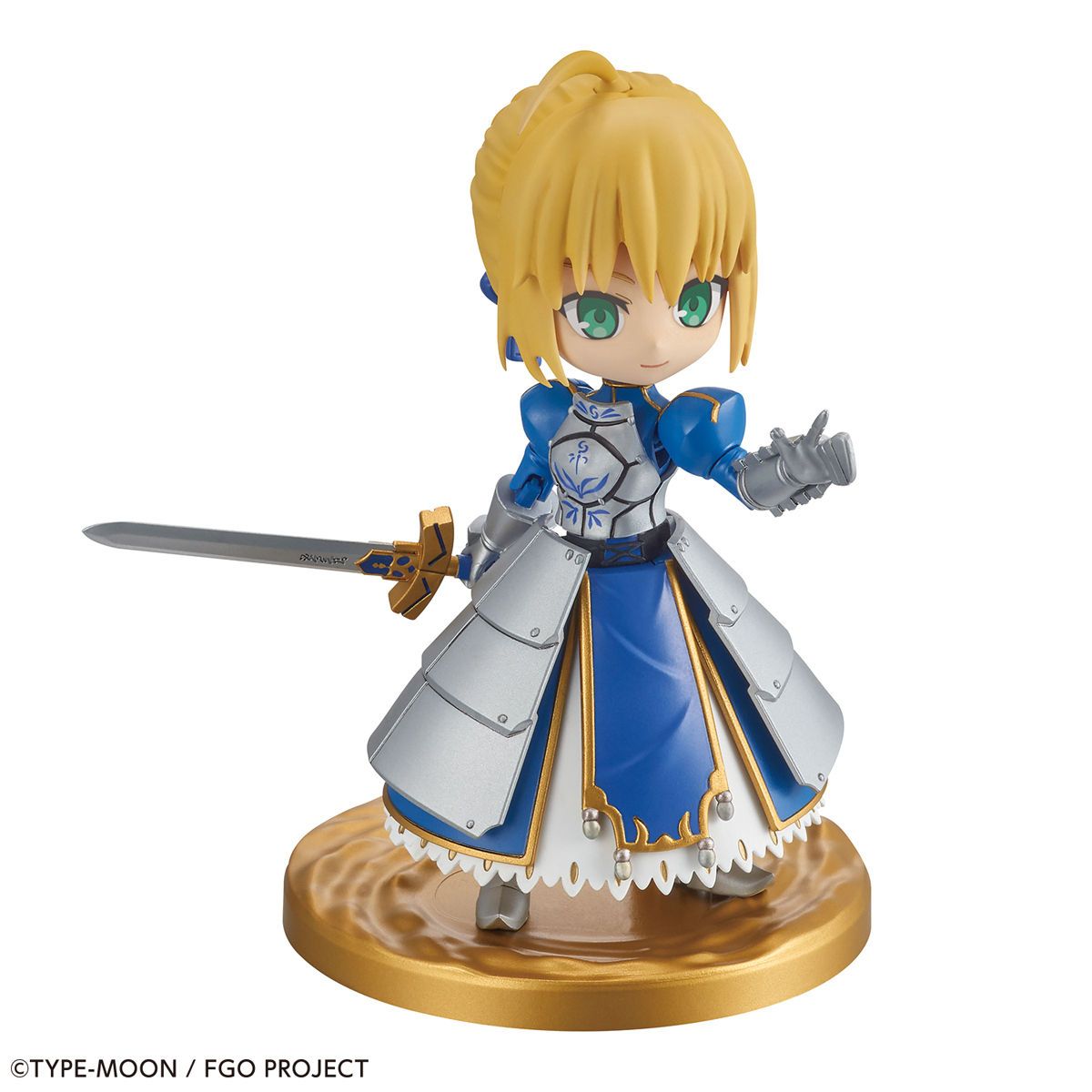 Fate Grand Order Plastic Model Kit Petitrits Saber/Altria Pendragon-Bandai-Ace Cards &amp; Collectibles