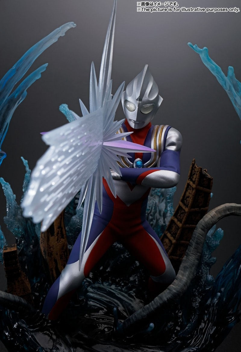 Figuarts Zero [Extra Battle] Ultraman Tiga Multi Type (Completed)-Bandai-Ace Cards &amp; Collectibles