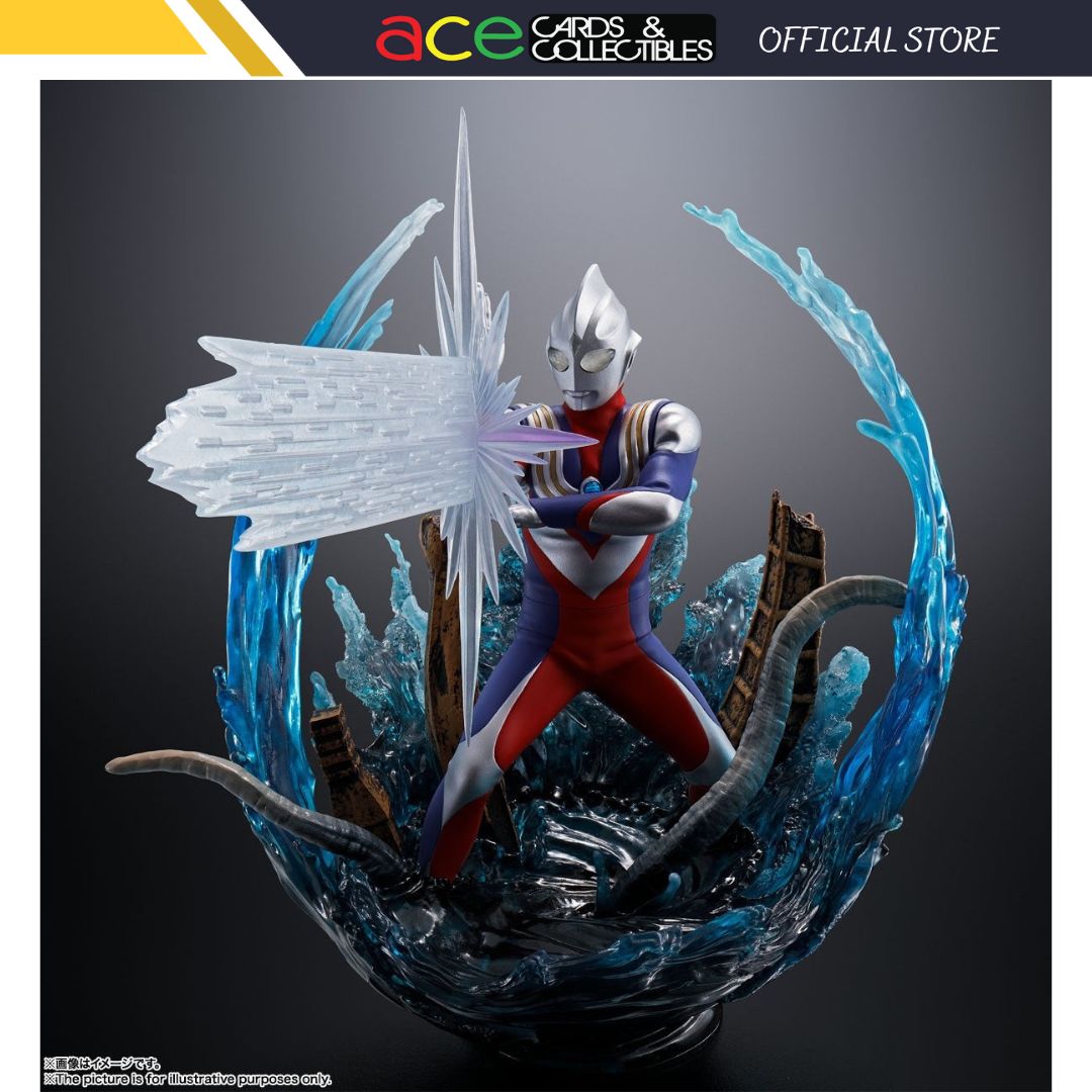 Figuarts Zero [Extra Battle] Ultraman Tiga Multi Type (Completed)-Bandai-Ace Cards & Collectibles
