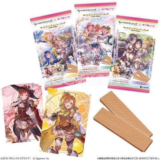 Granblue Fantasy X Love Live Wafers-Bandai-Ace Cards &amp; Collectibles