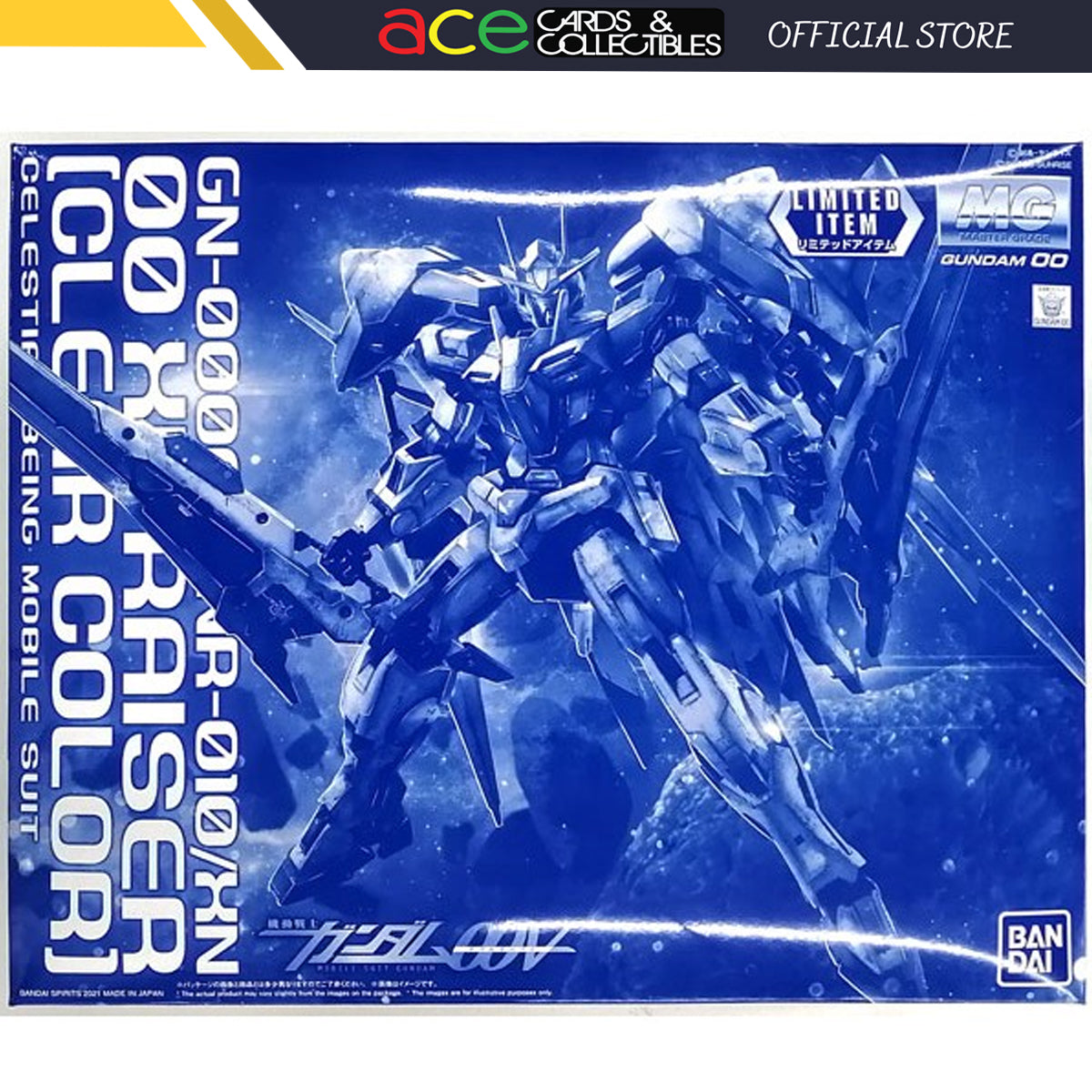 Gundam 1/100 MG XN Raiser [Clear Color]-Bandai-Ace Cards &amp; Collectibles