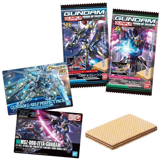 Gundam Gunpla -Package Art Collection 6- Chocolate Wafer-Single Pack (Random)-Bandai-Ace Cards & Collectibles